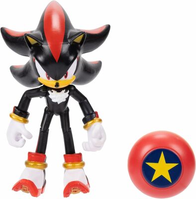     " " (Sonic the Hedgehog 4-inch Shadow with Star Spring Accessory) (,  1)