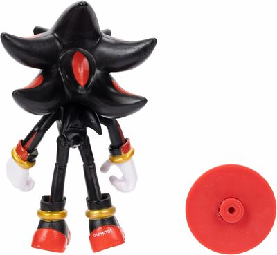     " " (Sonic the Hedgehog 4-inch Shadow with Star Spring Accessory) (,  3)