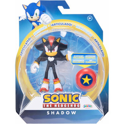     " " (Sonic the Hedgehog 4-inch Shadow with Star Spring Accessory)